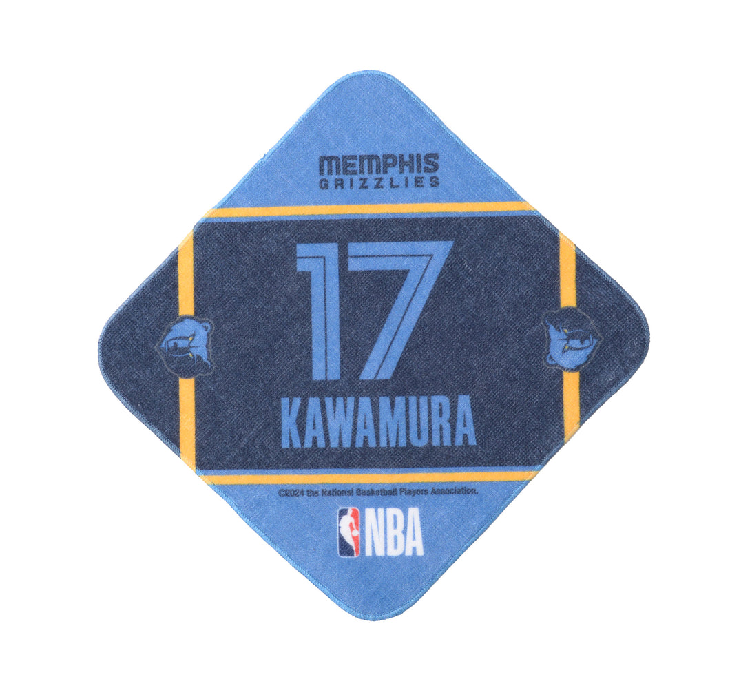 【NBA公認】メンフィス・グリズリーズ 河村勇輝 ミニタオル  #17 KAWAMURA