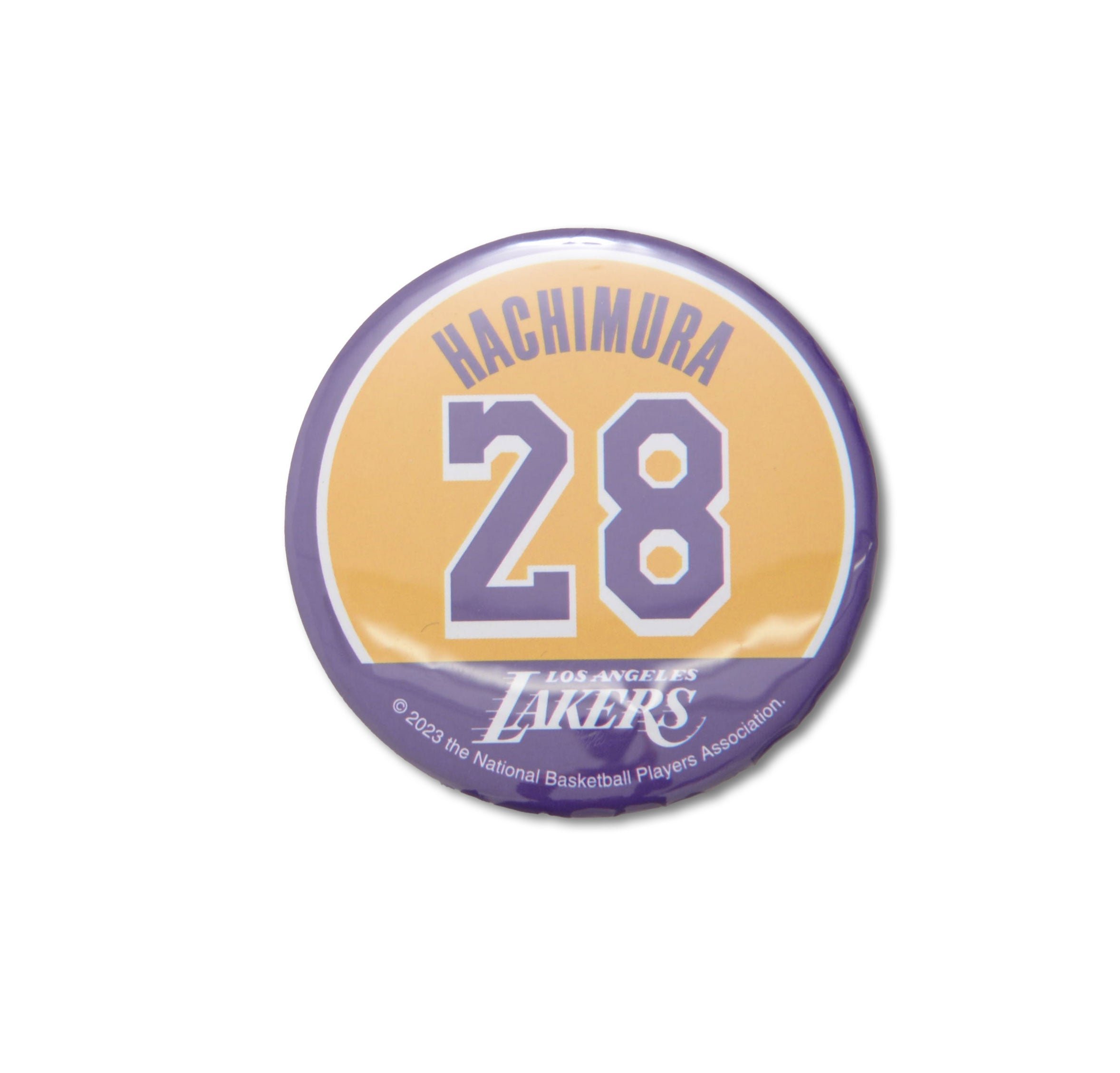 【未使用】LAKERS ピンバッジ(非売品) and 八村塁選手のステッカー 未使用】LAKERS ピンバッジ(非売品) and 八村塁選手のステッカー
